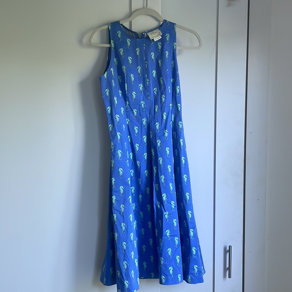 Kate Spade Sleeveless Seahorse Summer Dress